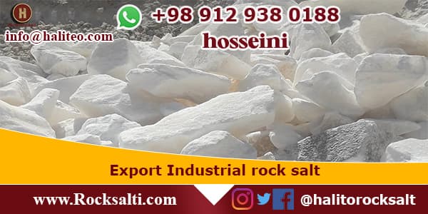 Rock salt for cattle feed