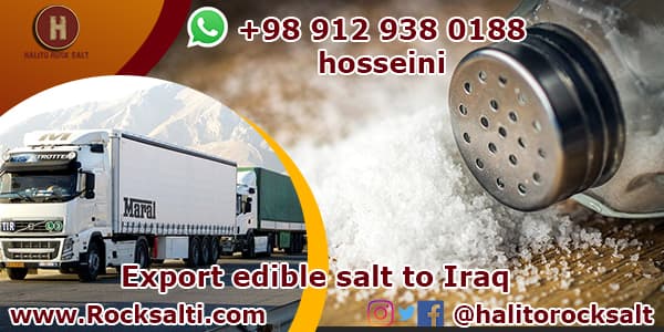 Export salt to Iraq